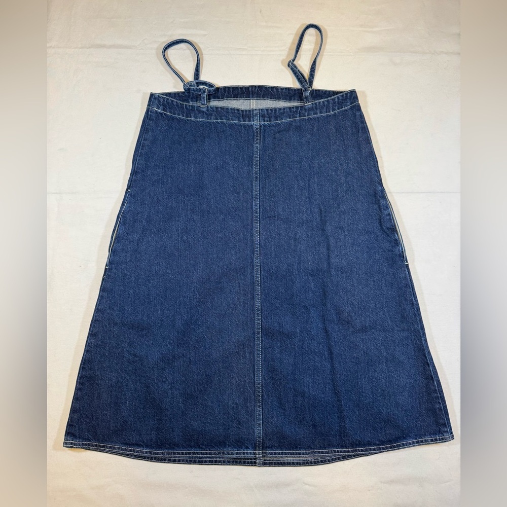 NWT Madewell Women’s Casual Blue Denim Adjustable Dress - Picture 7 of 9